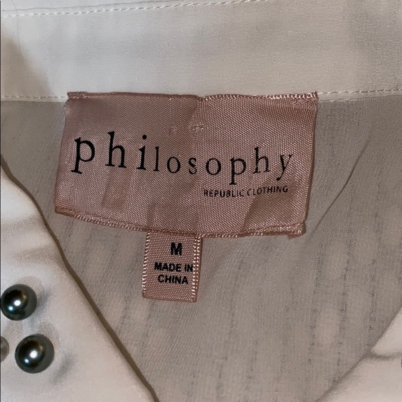 PHILOSOPHY button down :) - Picture 3 of 5